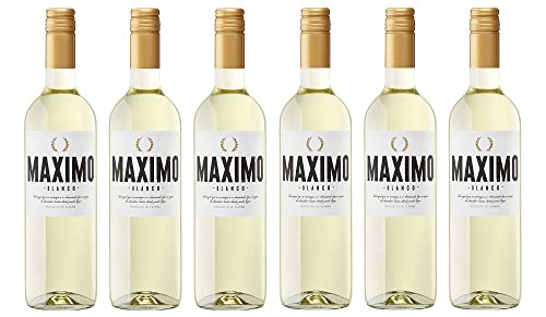 6x 0,75l - 2023er - Bodegas Maximo - Blanco - Vino de la Tierra de Castilla-La Mancha I.G.P. - Spanien - Weißwein trocken von Bodegas Maximo