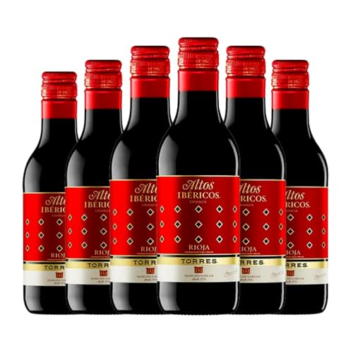 Torres Altos Ibéricos Tempranillo Alterung Kleine Flasche 18 cl Rotwein (Karton mit 6 Kleine Flasche von 18 cl) von Bodegas Miguel Torres