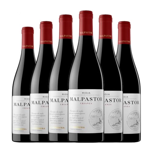 Torres Malpastor La Carbonera Tempranillo Rioja Alterung 75 cl Rotwein (Karton mit 6 Flaschen von 75 cl) von Bodegas Miguel Torres