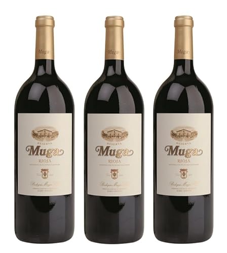 3x 1,5l - 2020er - Bodegas Muga - Reserva - MAGNUM - Rioja D.O.Ca. - Spanien - Rotwein trocken von Bodegas Muga