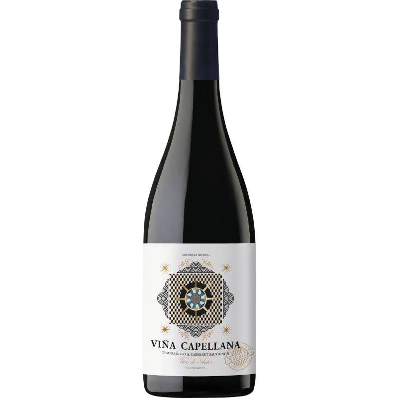 Viña Capellana Tinto de Autor Barrica, Utiel-Requena DO, Utiel-Requena D.O., 2021, Rotwein von Bodegas Nodus - Finca El Renegado, s/n, 46315 Caudete de las Fuentes (Valencia), Spanien