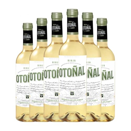 Olarra Otoñal Blanco Macabeo Rioja 75 cl Weißwein (Karton mit 6 Flaschen von 75 cl) von Bodegas Olarra