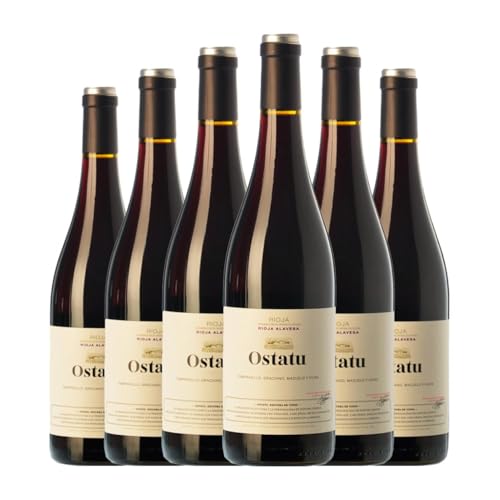 Ostatu Cosecha Rioja Jung 75 cl Rotwein (Karton mit 6 Flaschen von 75 cl) von Bodegas Ostatu