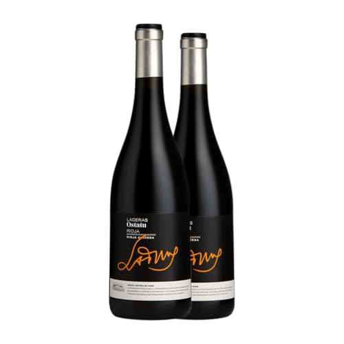 Ostatu Laderas del Portillo Rioja Jung 75 cl Rotwein (Karton mit 2 Flaschen von 75 cl) von Bodegas Ostatu