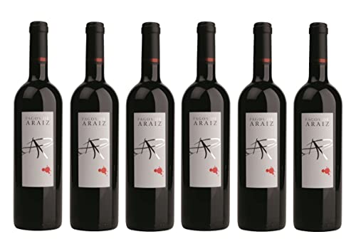 6x 0,75l - 2021er - Bodegas Pagos de Araíz - Tinto Roble - Navarra D.O.P. - Spanien - Rotwein trocken von Bodegas Pagos de Araíz