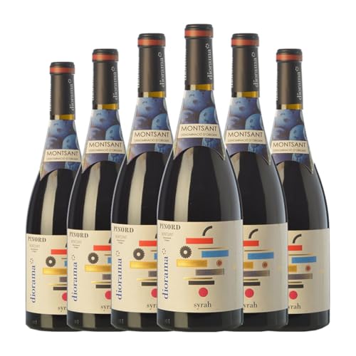 Pinord Diorama Syrah Montsant Jung 75 cl Rotwein (Karton mit 6 Flaschen von 75 cl) von Bodegas Pinord