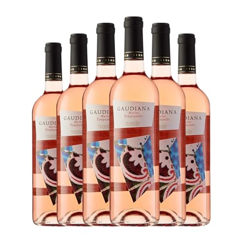 Pinord Gaudiana Rosat Penedès Jung 75 cl Rosé-Wein (Karton mit 6 Flaschen von 75 cl) von Bodegas Pinord