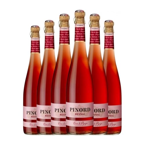 Pinord Reynal Frizzante Rosé Tempranillo Penedès 75 cl Rosé Sekt (Karton mit 6 Flaschen von 75 cl) von Bodegas Pinord