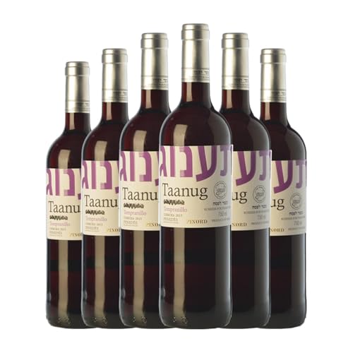 Pinord Taanug Tempranillo Penedès Jung 75 cl Rotwein (Karton mit 6 Flaschen von 75 cl) von Bodegas Pinord