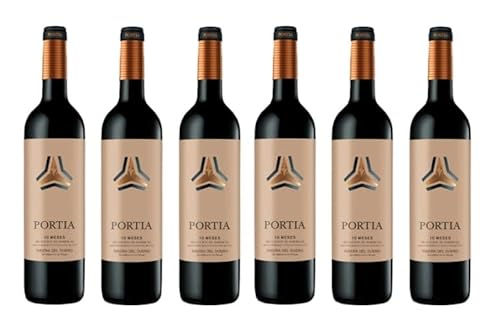 6x 0,75l - 2021er - Bodegas Portia - 10 Meses - Ribera del Duero D.O.P. - Spanien - Rotwein trocken von Bodegas Portia