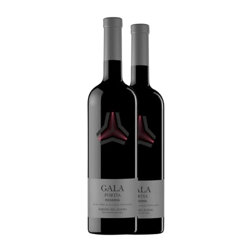 Portia Gala Ribera del Duero Reserve 75 cl Rotwein (Karton mit 2 Flaschen von 75 cl) von Bodegas Portia