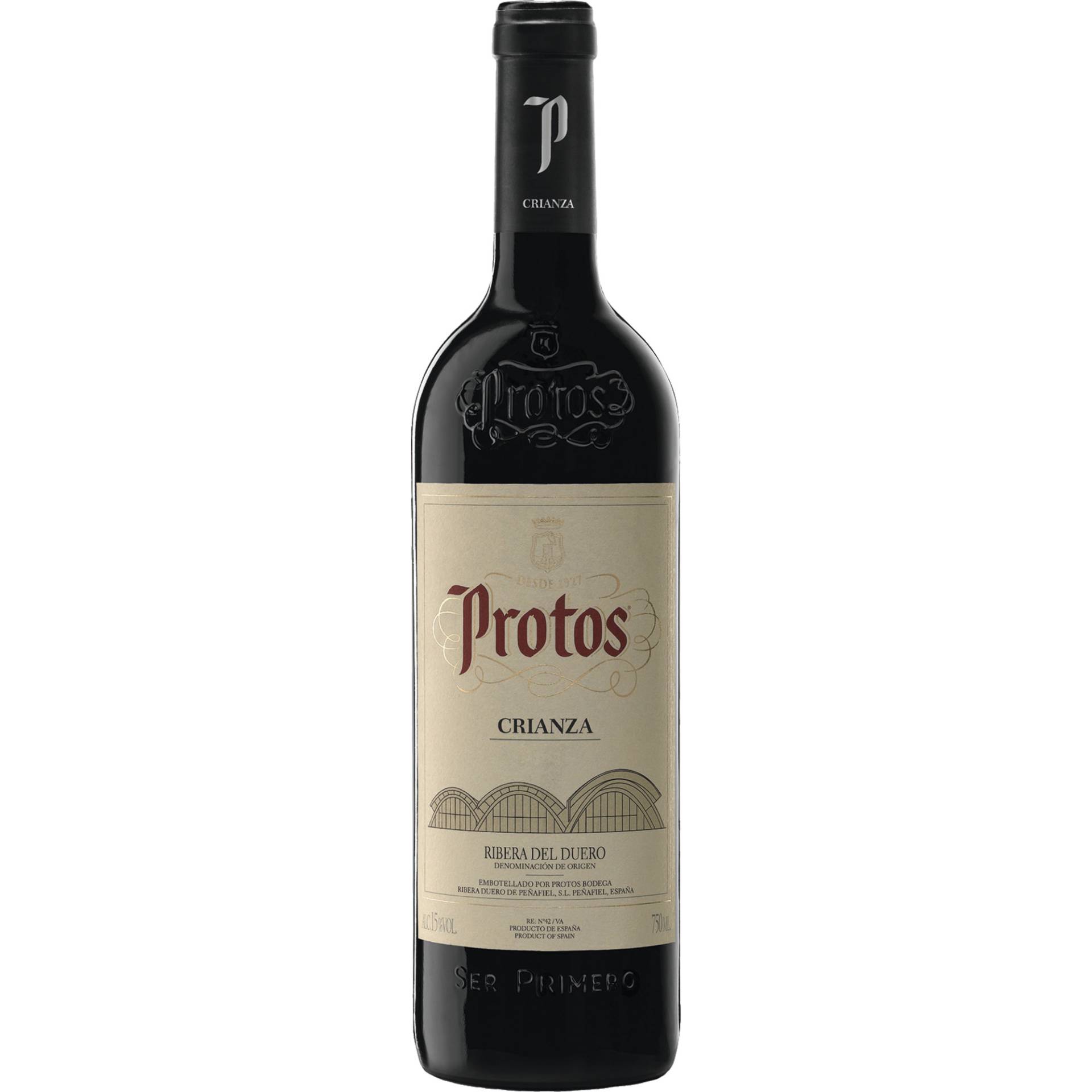 Crianza Tempranillo, Ribera del Duero DO, Riberia, 2020, Rotwein von Bodegas Protos,47300,Penafiel,Spanien