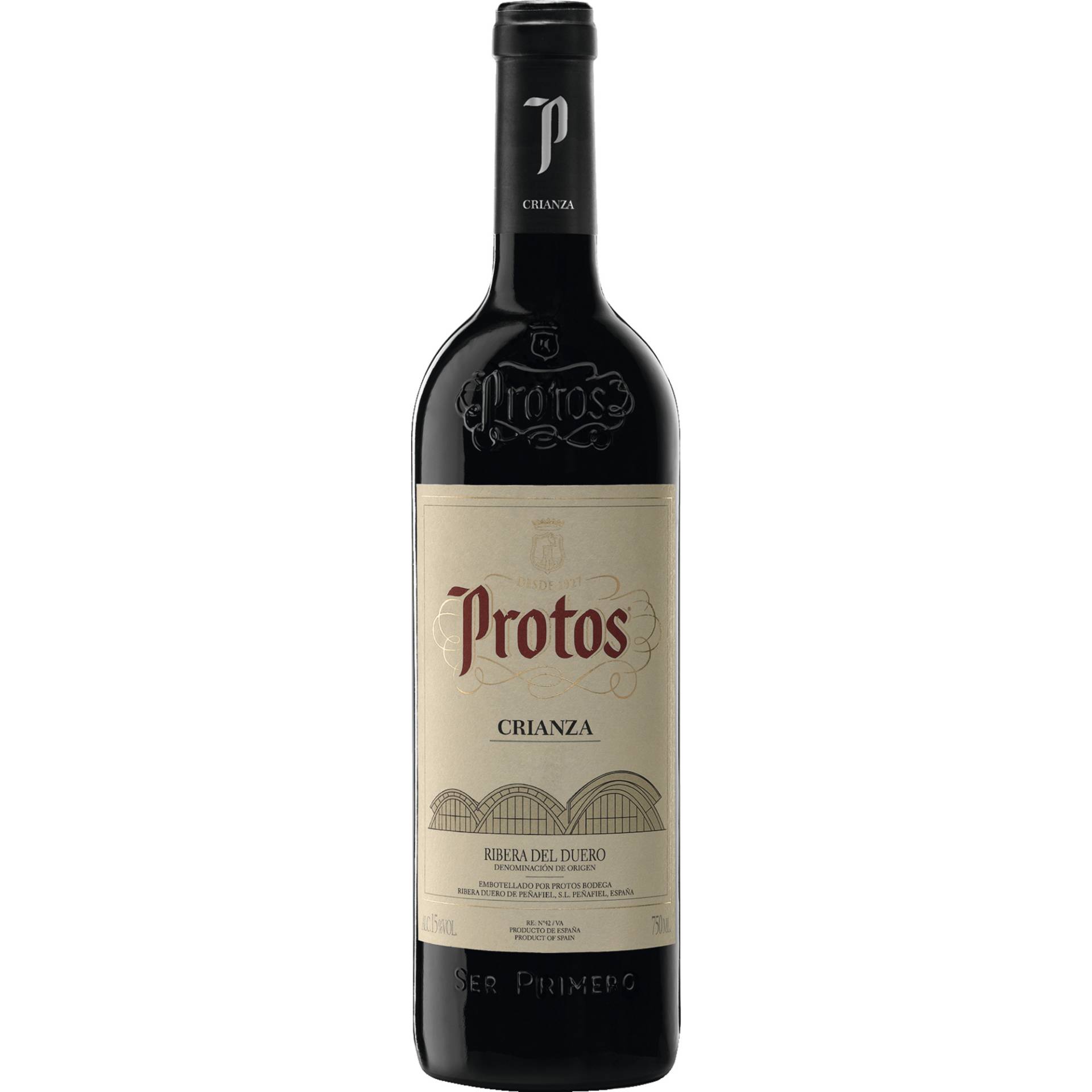 Protos Crianza, Ribera del Duero DO, Kastilien - León, 2020, Rotwein von Bodegas Protos 47300 Penafiel Spanien