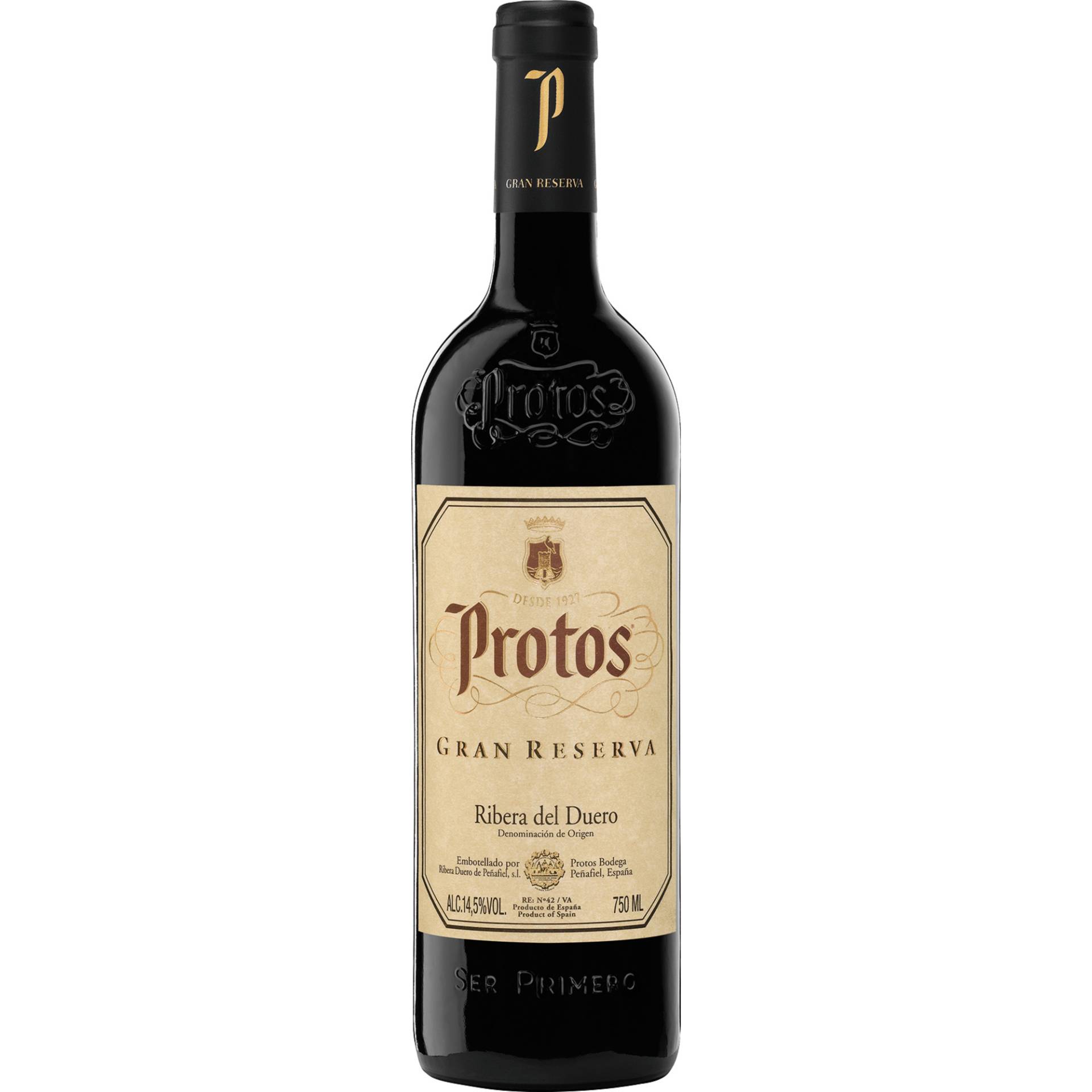 Protos Gran Reserva, Ribera del Duero DO, Kastilien - León, 2015, Rotwein von Bodegas Protos 47300 Penafiel Spanien