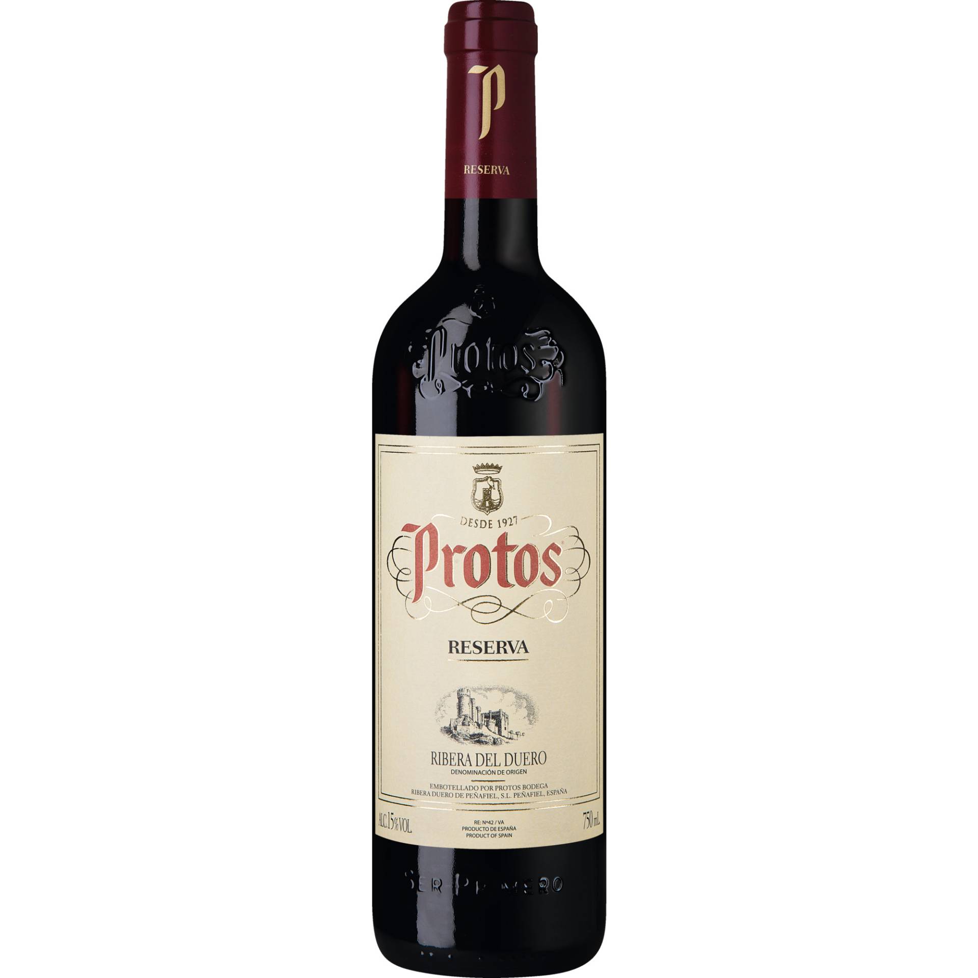 Protos Reserva, Ribera del Duero DO, Kastilien - León, 2016, Rotwein von Bodegas Protos 47300 Penafiel Spanien