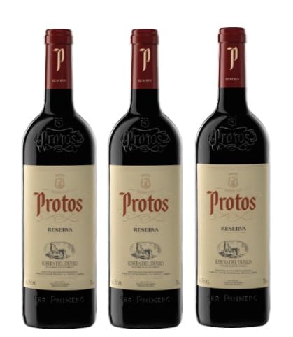 3x 0,75l - 2018er - Bodegas Protos - Reserva - Ribera del Duero D.O.P. - Spanien - Rotwein trocken von Bodegas Protos