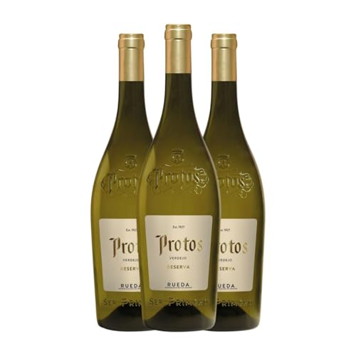 Protos Fermentado en Barrica Verdejo Rueda Reserve 75 cl Weißwein (Karton mit 3 Flaschen von 75 cl) von Bodegas Protos