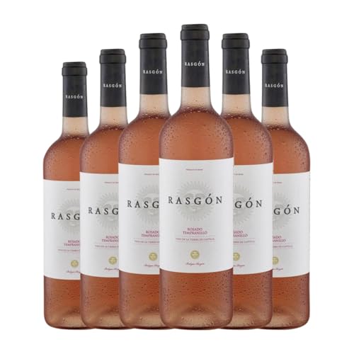 Rasgón Rasgón Rosado Tempranillo La Mancha 75 cl Rosé-Wein (Karton mit 6 Flaschen von 75 cl)