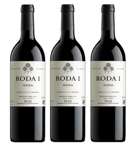 3x 0,75l - 2018er - Bodegas Roda - Roda I - Reserva - Rioja D.O.Ca. - Spanien - Rotwein trocken von Bodegas Roda