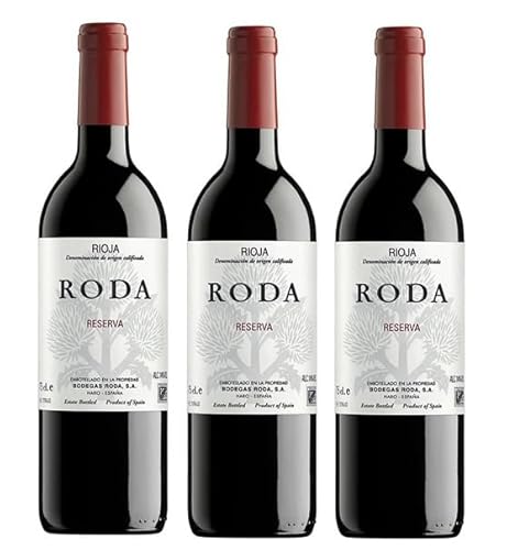 3x 0,75l - 2020er - Bodegas Roda - Roda Reserva - Rioja D.O.Ca. - Spanien - Rotwein trocken von Bodegas Roda