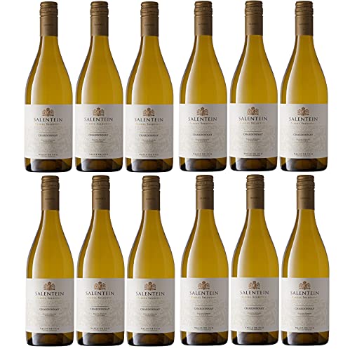 Bodegas Salentein Barrel Selection Chardonnay Weißwein Wein trocken Argentinien I Versanel Paket (12 Flaschen) von Salentein