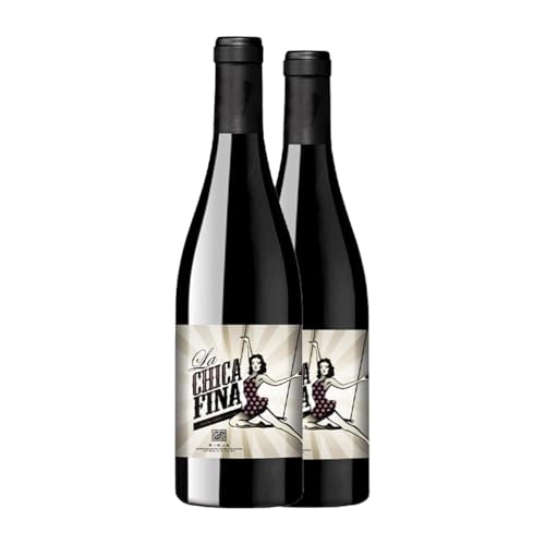 San Martín de Ábalos La Chica Fina Grenache Rioja 75 cl Rotwein (Karton mit 2 Flaschen von 75 cl) von Bodegas San Martín de Ábalos