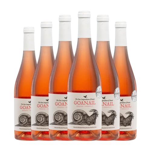 San Martín de Unx Goanail Navarra 75 cl Rosé-Wein (Karton mit 6 Flaschen von 75 cl) von Bodegas San Martín de Unx