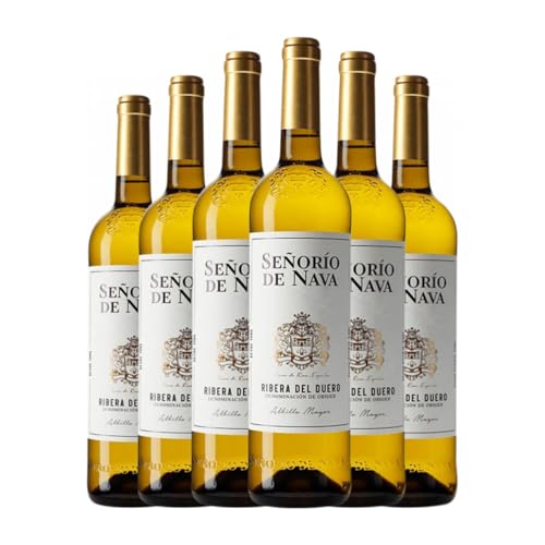 Señorío de Nava Albillo Rueda 75 cl Weißwein (Karton mit 6 Flaschen von 75 cl) von Bodegas Señorío de Nava