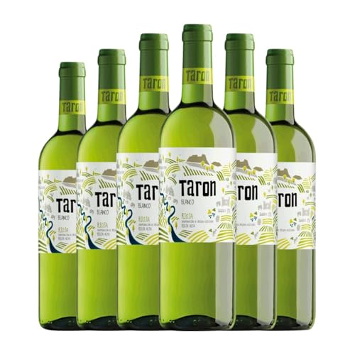 Tarón White Viura Rioja 75 cl Weißwein (Karton mit 6 Flaschen von 75 cl) von Bodegas Tarón