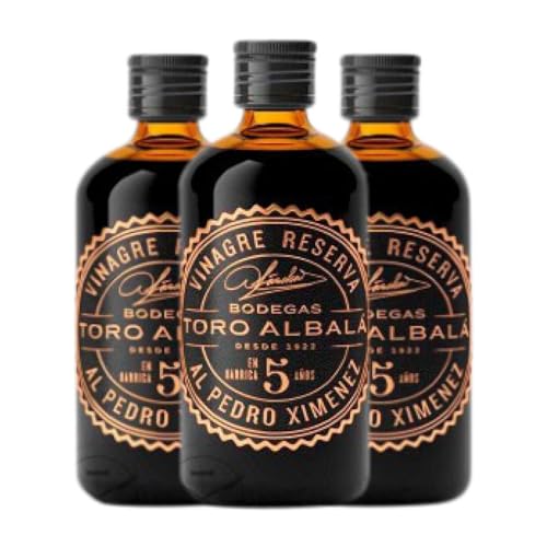 Essig Toro Albalá Balsámico al PX Montilla-Moriles Kleine Flasche 25 cl (Karton mit 3 Kleine Flasche von 25 cl) von Bodegas Toro Albalá