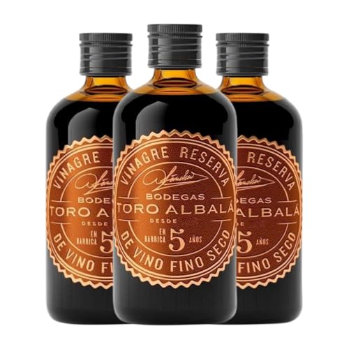 Essig Toro Albalá Trocken Montilla-Moriles 5 Jahre Kleine Flasche 25 cl (Karton mit 3 Kleine Flasche von 25 cl) von Bodegas Toro Albalá