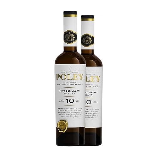 Toro Albalá Poley Fino del Lagar en Rama Solera Pedro Ximénez Montilla-Moriles 10 Jahre Medium Flasche 50 cl (Schachtel mit 2 Medium Flasche von 50 cl) von Bodegas Toro Albalá