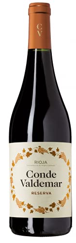 Conde Valdemar Reserva DOCa 2016 von Bodegas Valdemar (1x0,75l), trockener spanischer Rotwein aus Rioja von Bodegas Valdemar