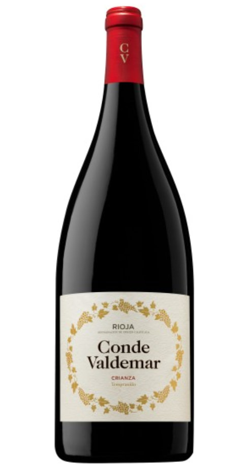 Jeroboam (5,0 L) Conde Valdemar Crianza 2019 von Bodegas Valdemar