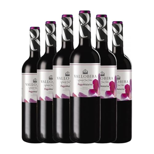 Vallobera Pago Malarina Rioja Eiche 75 cl Rotwein (Karton mit 6 Flaschen von 75 cl) von Bodegas Vallobera