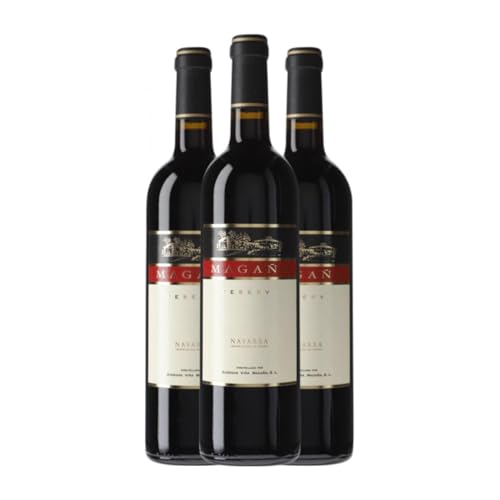 Viña Magaña Navarra Reserve 75 cl Rotwein (Karton mit 3 Flaschen von 75 cl) von Bodegas Viña Magaña