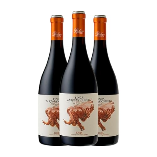 Zugober Belezos Finca Zarzamochuelo Rioja 75 cl Rotwein (Karton mit 3 Flaschen von 75 cl) von Bodegas Zugober