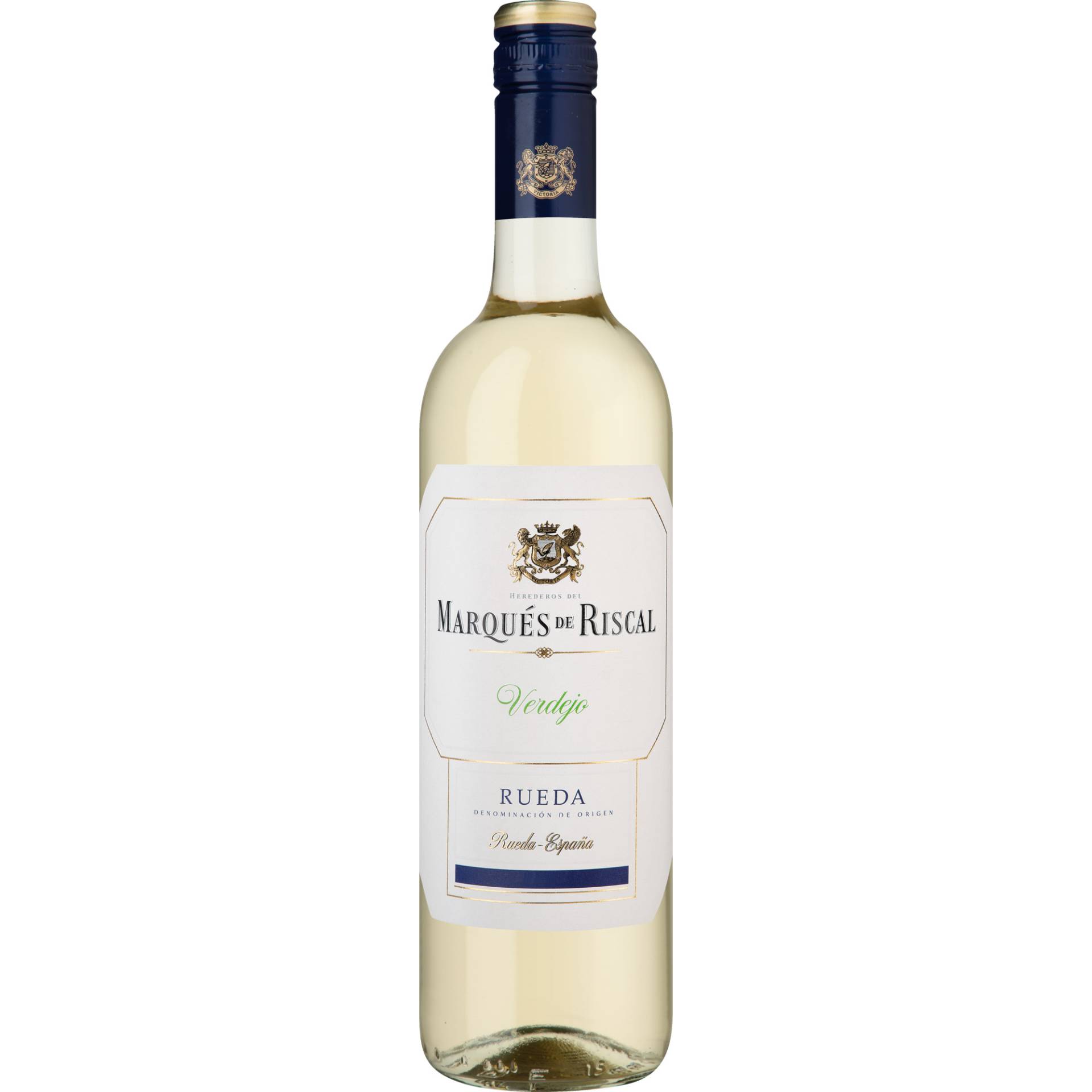 Marqués de Riscal Rueda Blanco Verdejo, Rueda DO, Kastilien - León, 2023, Weißwein von Bodegas de Los Herederos del Marques de Riscal, S.L.U., 47490 Rueda, Espana