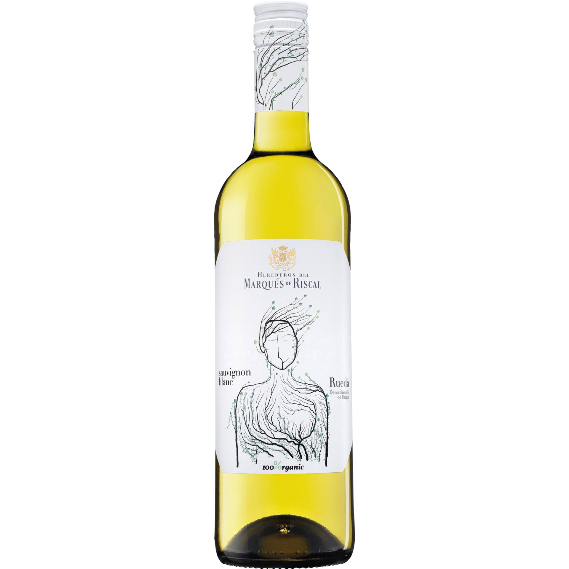 Marqués de Riscal Rueda Sauvignon Blanc, Rueda DO, Kastilien - León, 2022, Weißwein von Bodegas de Los Herederos del Marques de Riscal, S.L., 47490 - Rueda - Espana