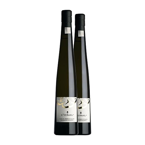 Kräuterlikör Palacio de Fefiñanes Medium Flasche 50 cl (Karton mit 2 Medium Flasche von 50 cl) von Bodegas del Palacio de Fefiñanes