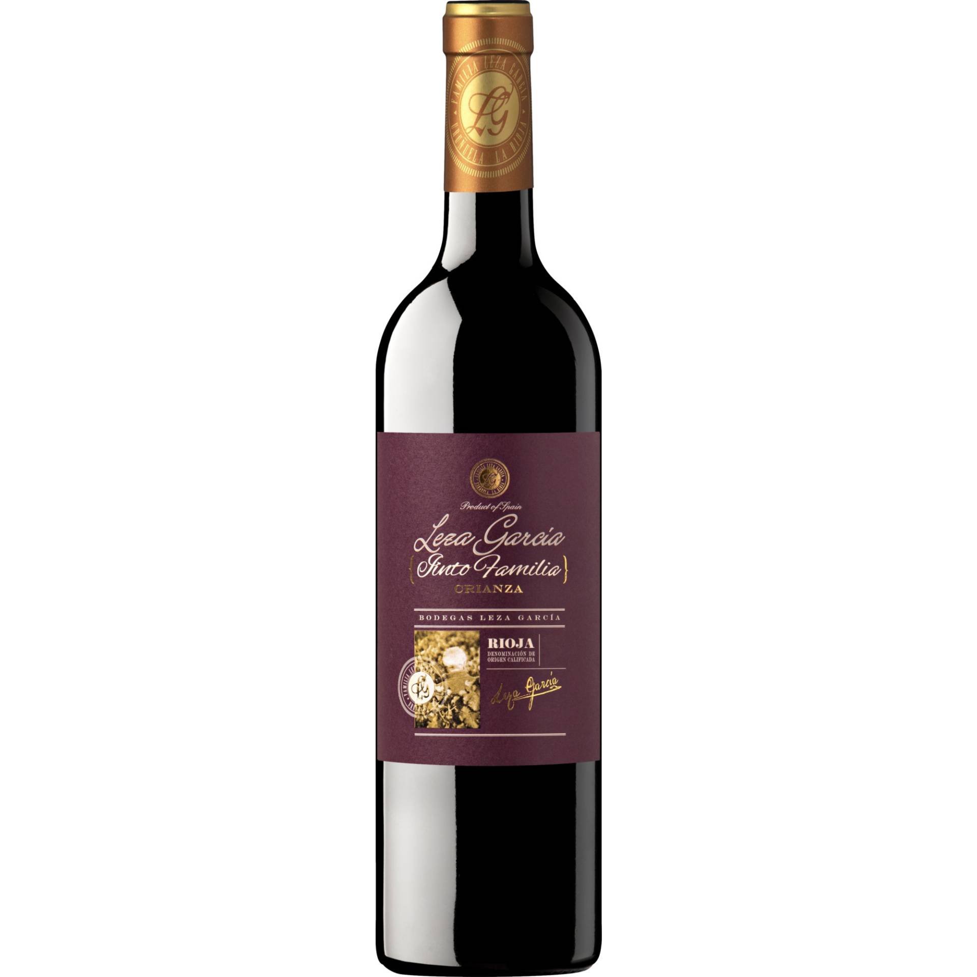 Leza Garcia Familia Tinto Crianza, Rioja DOCa, Rioja, 2020, Rotwein von Bodegas y Viñedos Leza García - San Ignacio, 26, 26313 Uruñuela (La Rioja), Spanien