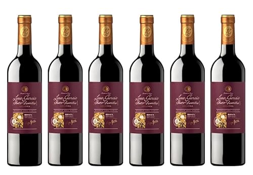 6x 0,75l - 2021er - Bodegas y Viñedos Leza García - Tinto Familia - Crianza - Rioja D.O.Ca. - Spanien - Rotwein trocken von Bodegas y Viñedos Leza García