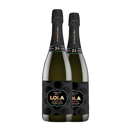 Paco & Lola Albariño Brut Rías Baixas 75 cl Weißer Sekt (Karton mit 2 Flaschen von 75 cl) von Bodegas y Viñedos Paco & Lola