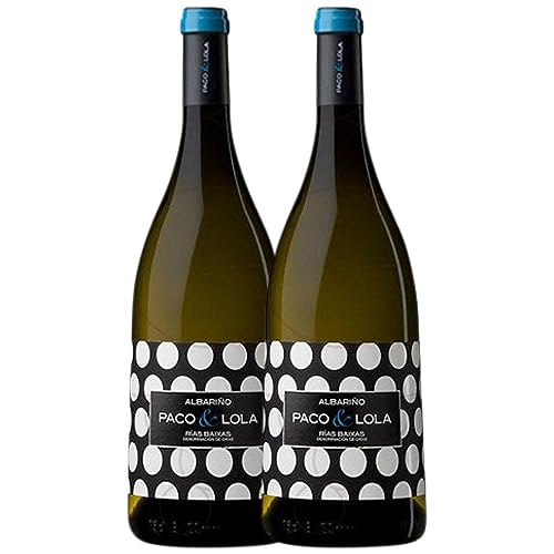 Paco & Lola Albariño Rías Baixas Jung Magnum-Flasche 1,5 L (Schachtel mit 2 Magnum-Flasche von 1,5 L) von Bodegas y Viñedos Paco & Lola