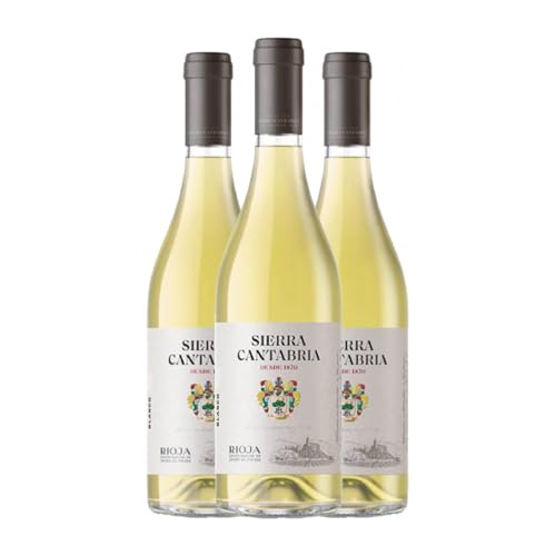 Sierra Cantabria Blanco Rioja 75 cl Weißwein (Karton mit 3 Flaschen von 75 cl) von Bodegas y Viñedos Sierra Cantabria