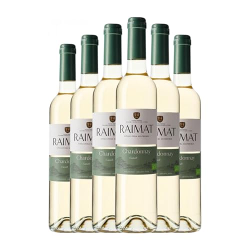 Raimat Castell Chardonnay Costers del Segre Medium Flasche 50 cl Weißwein (Karton mit 6 Medium Flasche von 50 cl) von Bodegues Raimat