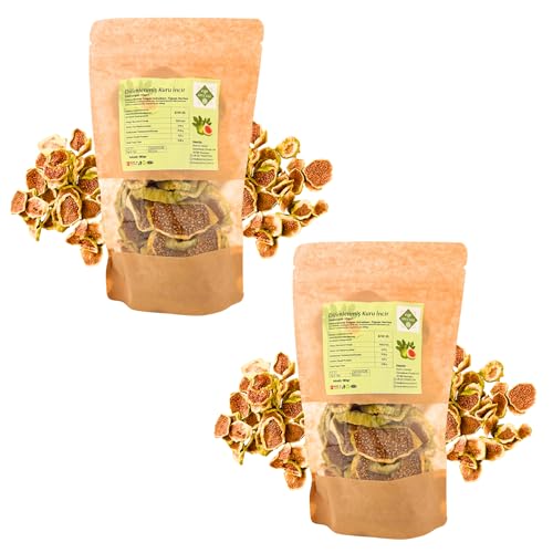 Getrocknete Feigen-Chips als Snack | 2 × 180g Natürlich & Ohne Zucker | Knusprige Geschnittene Feigen für Müsli & Desserts | Veganer & Gesunder Frucht-Snack | Natürliche Süßigkeiten (2er-Pack) von Bodesa Valore