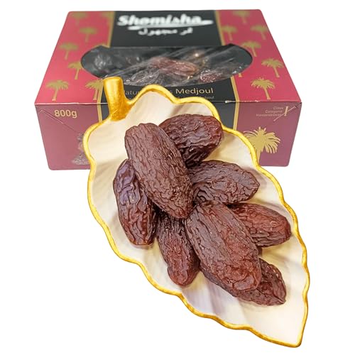 Premium Qualität Jumbo Medjoul Datteln | Frische Datteln 100% Natürlich, Ohne Zuckerzusatz, Gesunder Snack, Energiequelle (1 Paket Medjoul Datteln) von Bodesa Valore