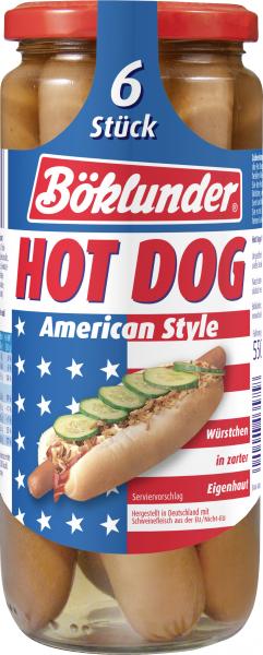 Böklunder Hot Dog Würstchen American Style von Böklunder