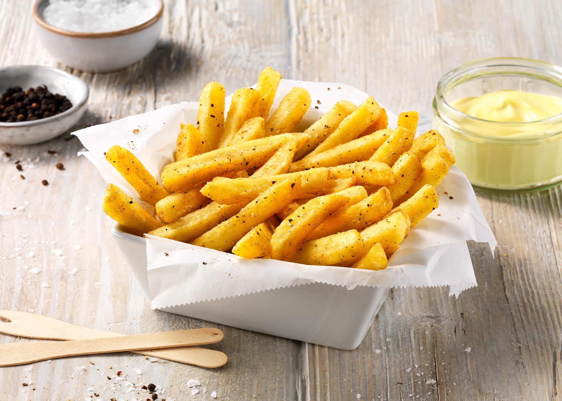 Pommes frites „Salt & Pepper“ von Bofrost